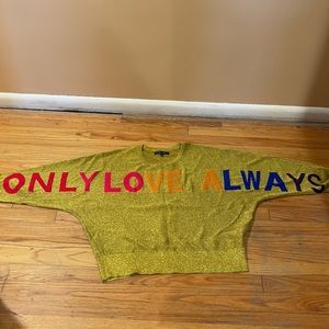 Rachel Rachel Roy Metallic Sweater. NEW Plus Size -